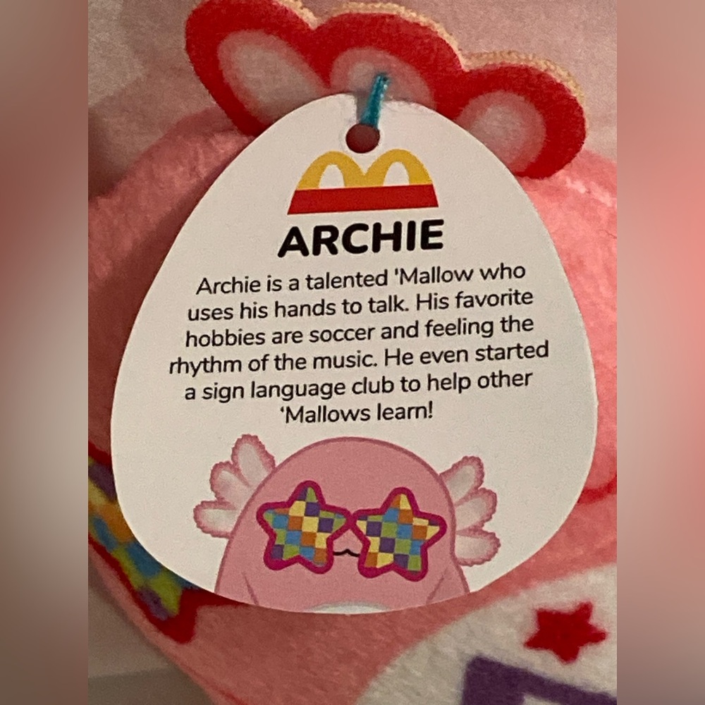 Four Squishmallows McDonald's Happy Meal Collectible 2023 Archie Fifi Hans Sunny - Picture 14 of 14